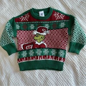 NWOT Toddler Boy’s The Grinch Sweater Size 3T